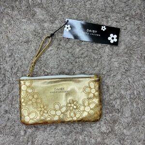 Marc Jacobs Daisy Gold Wristlet